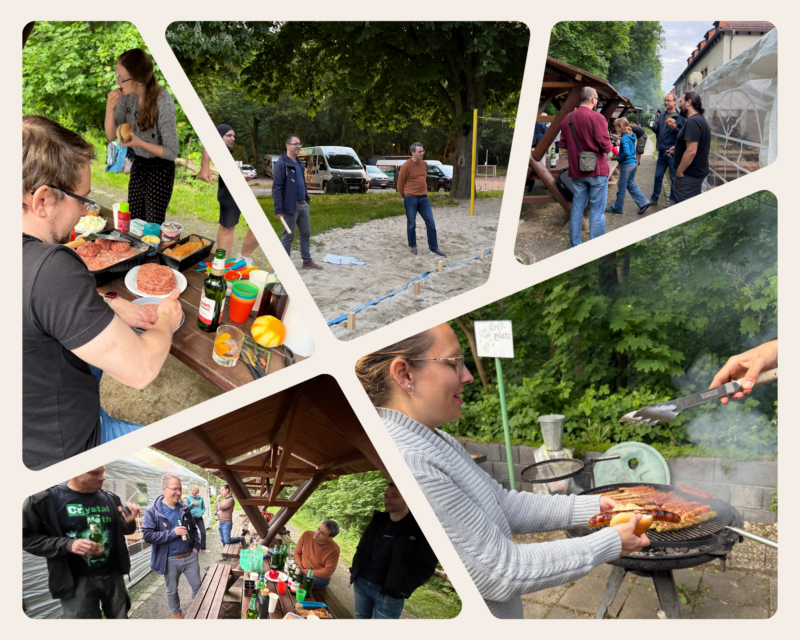 Impressionen vom Teamevent Grillen